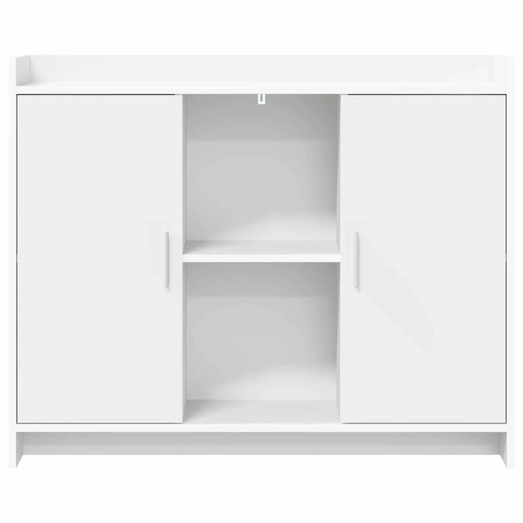 Credenza Bianco 98,5 x 33 x 80 cm Legno ingegnerizzato 8011131