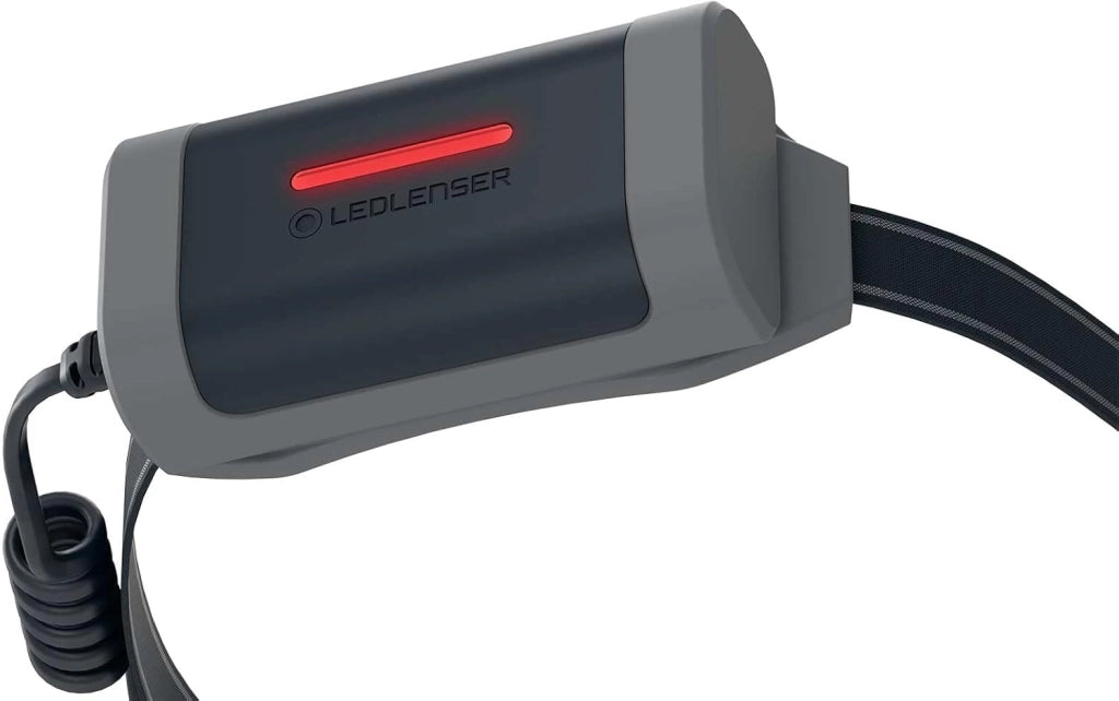 Ledlenser NEO9R - Lampada frontale ricaricabile a LED con fascia pettorale, ultra-luminosa da 1 200 lm, 120 ore di autonomia, fascia riflettente - Per trail running, escursionismo, ciclismo - Nero