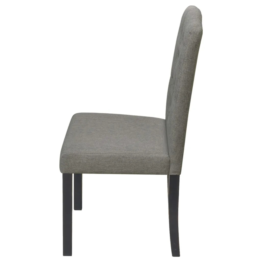 Sedie da Pranzo 6 pz Grigio in Tessuto cod mxl 25254