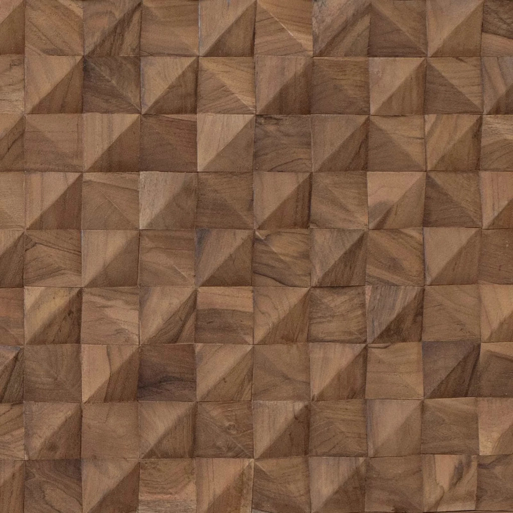 Testiera Naturale Legno di teak solido