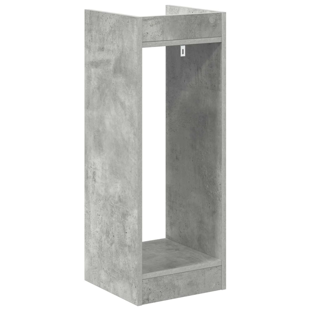 Supporto per piante Grigio Cemento 30 x 30 x 80 cm