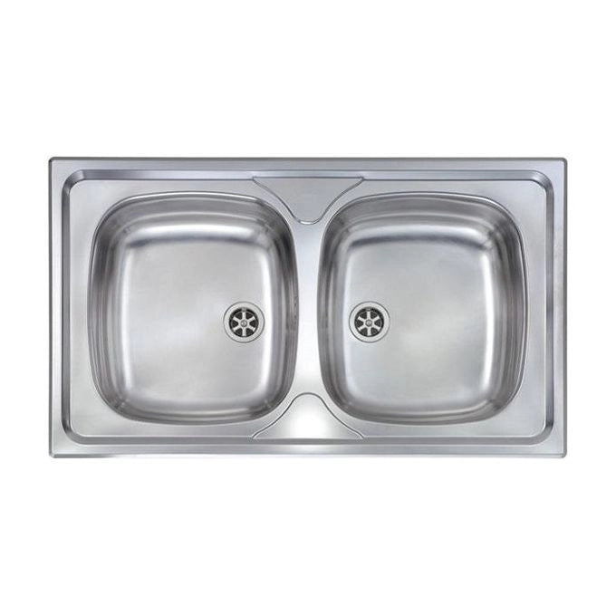 CM Mondial 86 x 50 2V Lavello ad incasso Rettangolare Acciaio inossidabile