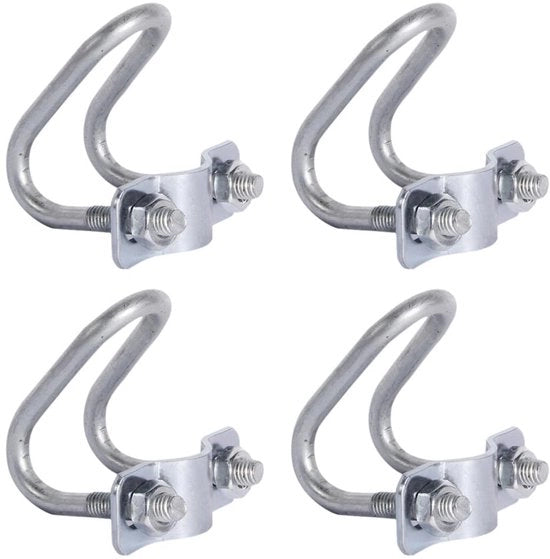 Flessibile U-vormig Clip in Metallo - 4 pezzi - Clip Robusta in Metallo