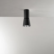 Plafoniera Moderna Kone Metallo Nero Led 10W 3000K Ip20