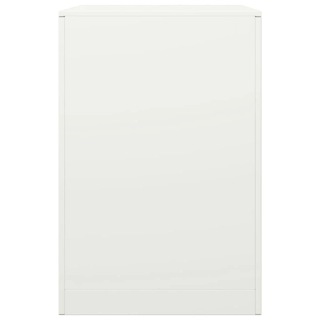 Portalegna 60 x 40 x 60 cm acciaio bianco 02_0043726
