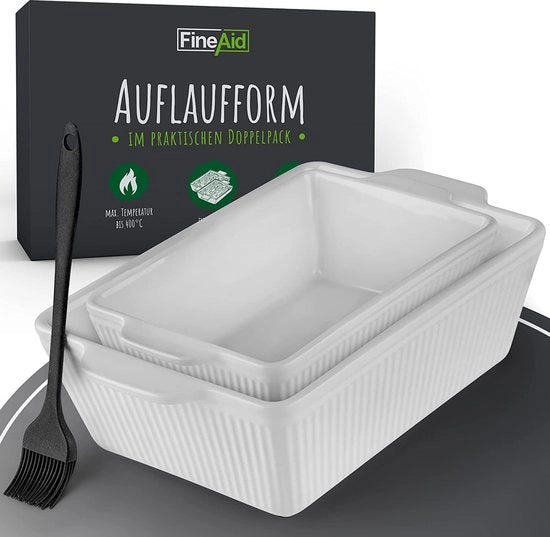 Set di teglie per forno / teglie per casserole - teglie per forno e air fryer, Adatto per forno e lavastoviglie - Teglie per forno e muffin - Padella per forno e brasatura