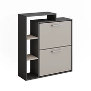Vicco Scarpiera Antracite/grigio 80 x 90 cm