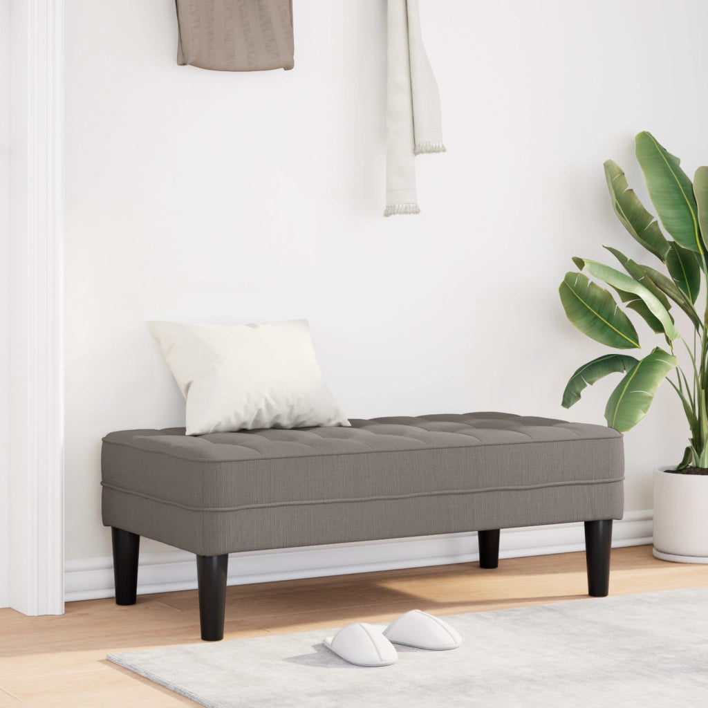panchina  Tortora 113x57x39 cm Tessuto