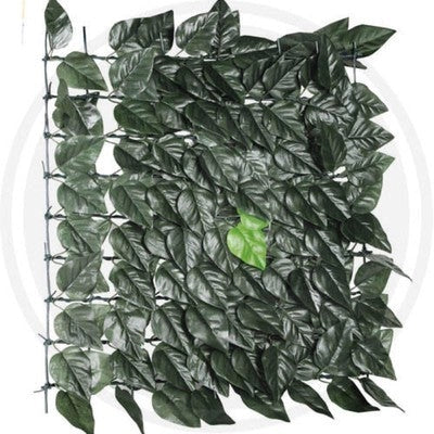 SIEPE SINTETICA A FOGLIE LAURO ASCOT SCHERMATURA TOTALE MT. 1,5X3