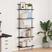 Libreria Rovere Nero 60 x 24 x 168 cm Legno multistrato 879965