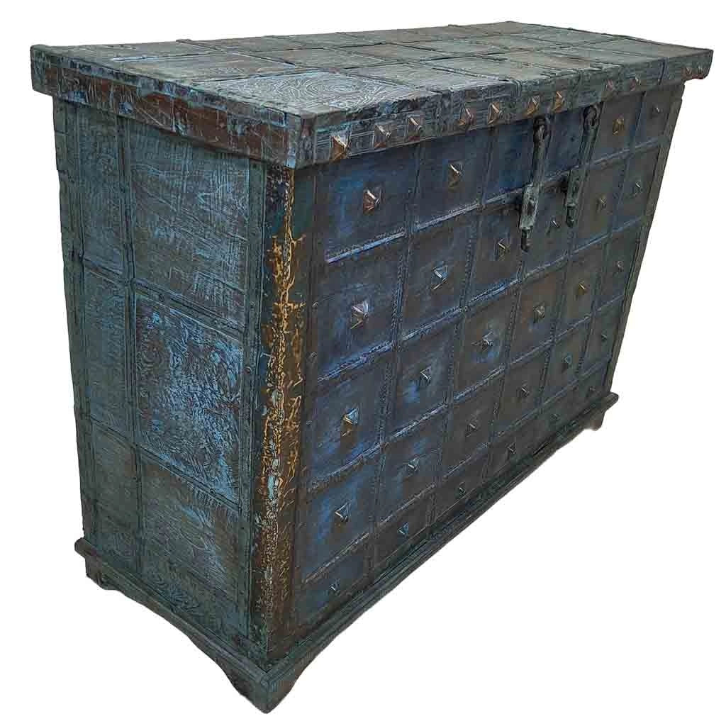 Baule in legno fatta a mano 136x48x91h cm