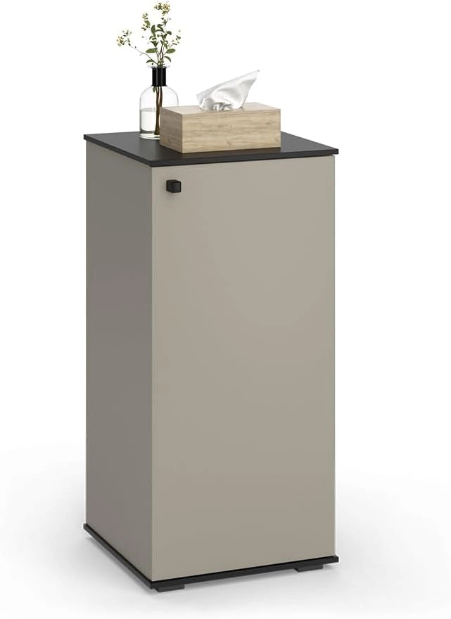 Mobiletto midi Joli, Grigio, 37 x 78 cm, adatto al montaggio a parete per riporre accessori da bagno