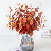 Decorazioni esterne da 30 pezzi - Spighe di eucalipto - Decorazione autunnale - Fiori artificiali per esterni - Bouquet di fiori - Spighe decorative 31 cm - Finte piante da giardino