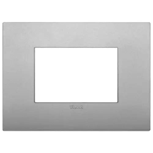 VIMAR ARKE - PLACCA CLASSIC 3M SILVER MATT