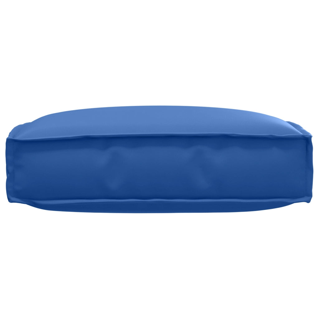 Cuscino per pallet per seduta Blu Royal 60x60x12 cm in tessuto Oxford