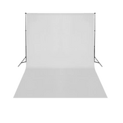 Sistema Portafondale Telescopico con Fondale Bianco 3 x 5 mcod mxl 95204