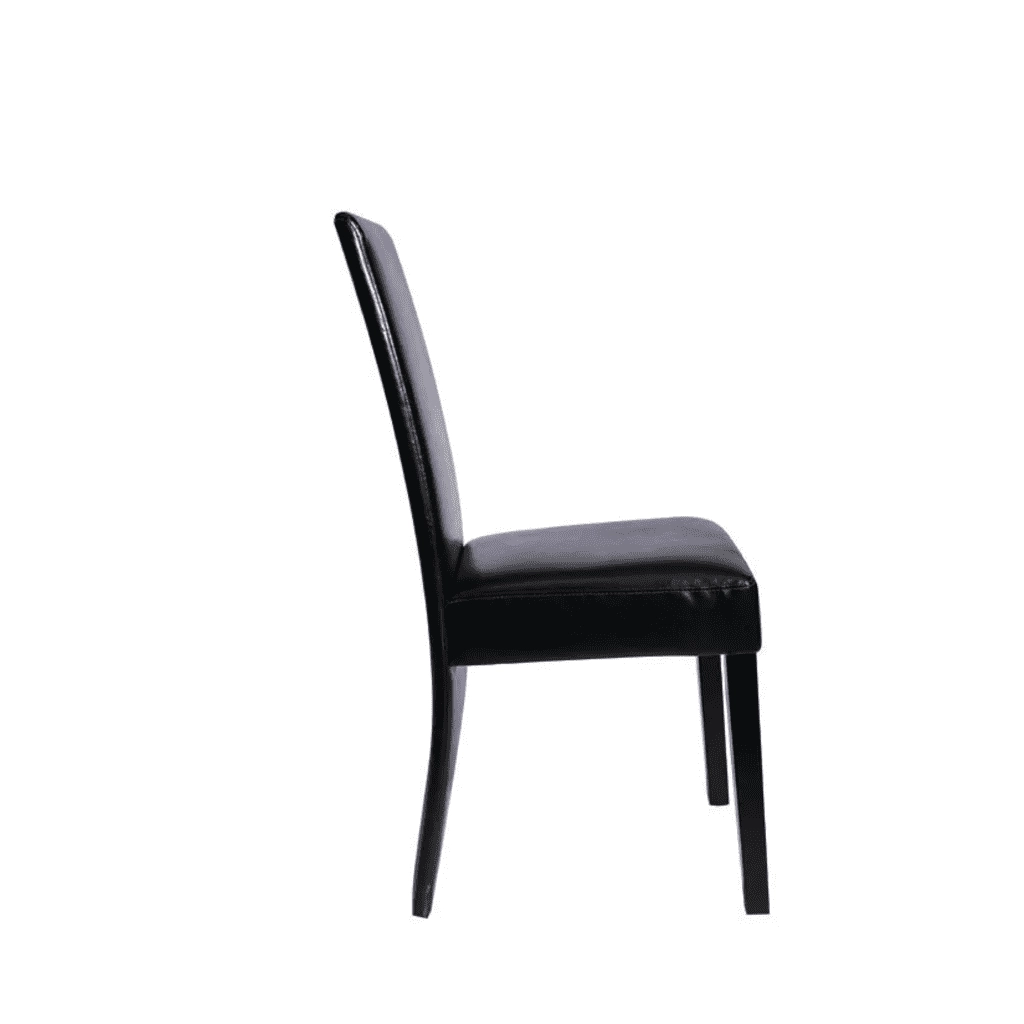 Sedie da Pranzo 2 pz Nere in Similpelle cod mxl 9222