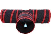 Tunnel per gatti 3 vie opaccamuffa - Giocattoli per animali domestici - Allenamento interattivo indoor outdoor - Coni, gatti, cuccioli, cani