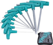 Set di chiavi a T 9 pezzi - Chiavi a T multifunzionali - Chiave inglese a chiodo - Acciaio cromo-vanadio - Manico resistente - Adatto per installazione di mobili - Set di chiavi