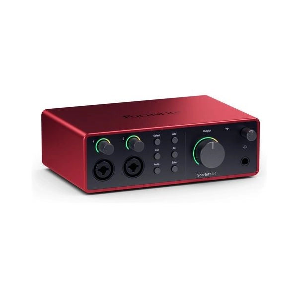 Interfaccia audio focusrite scarlett 4i4 gen4 red e black red e black - 0815301001492