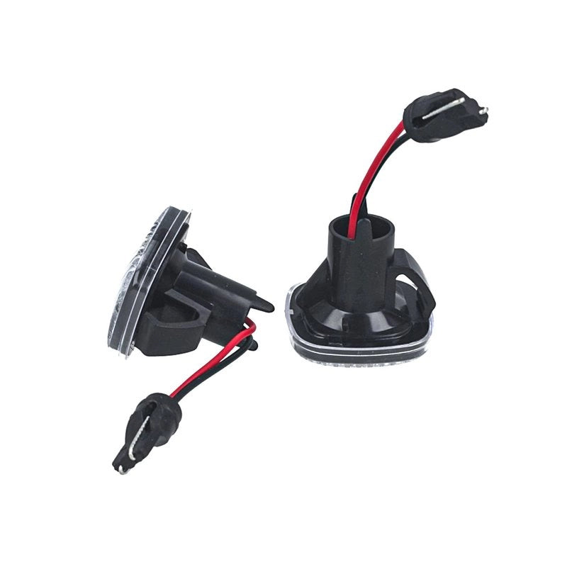 Kit Freccia Laterale a Led Side Marker Lente Trasparente Luce Bianco Per Audi A3 8L 1997-2003 A4 8D 1994-2001 OEM 185327812