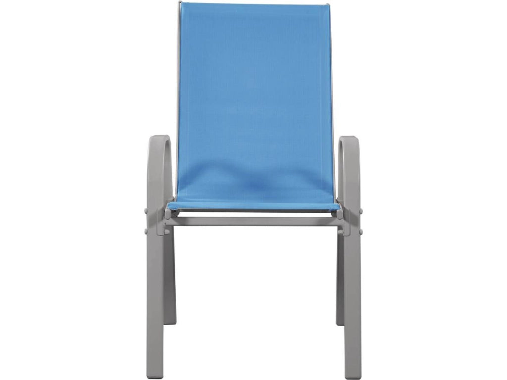 Sedia da giardino textilene "Cordoba" -Phoenix- Blu  Set di 4