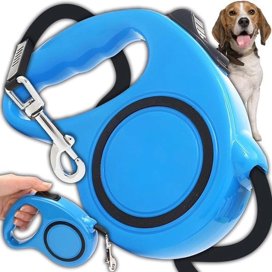 Guida Flessibile per Cane Piccolo e Grande | Guida per Camminata Orizzontale | Maniglia Comoda per Guida | Guida Robusta per Cane in Movimento
