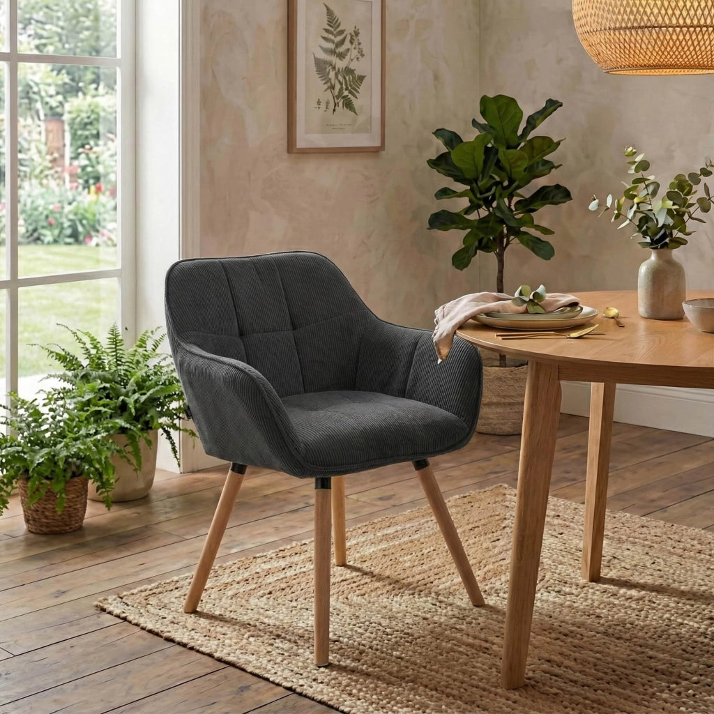 Sedia per sala da pranzo Vienna Cord naturale 3