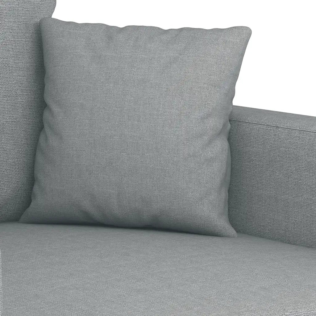 Poltrona-Divano Sedia Grigio Chiaro 60 cm in Tessuto 232362