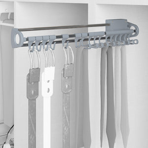 Porta Cravatte Laterale Estraibile Imballo 10 Pezzi Verniciato Alluminio Emuca