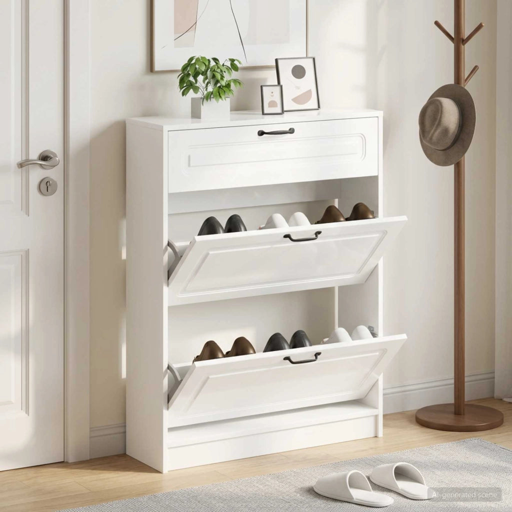 Mobile per scarpe UTRECHT 78 x 24 x 100 cm Legno ingegnerizzato 897759