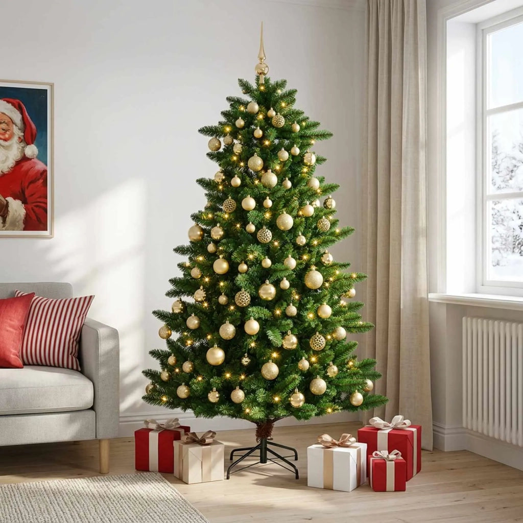 Artificial Christmas Tree with Bauble 180 cm 300 LED 3461387
