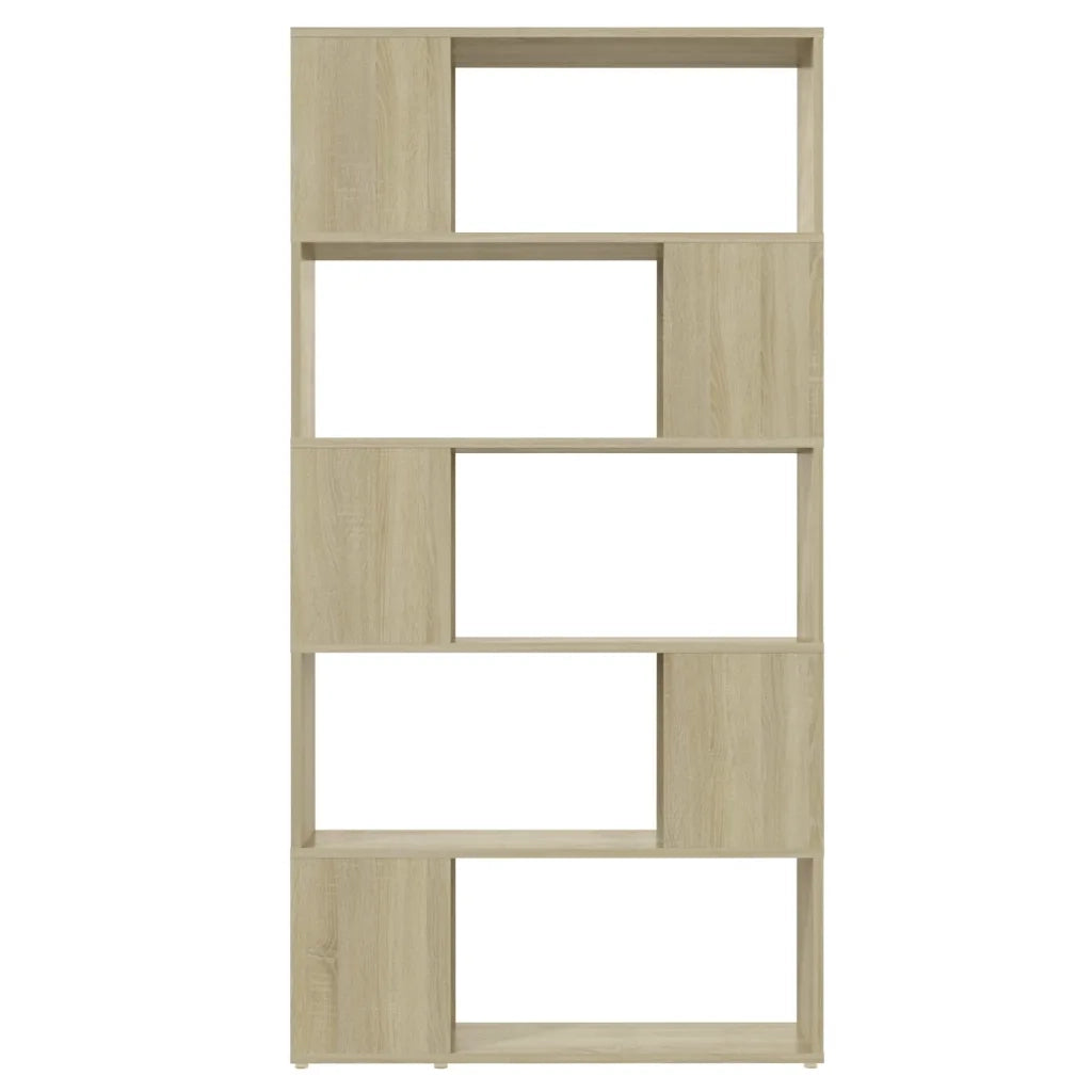 Libreria Divisorio Rovere Sonoma 80x24x155 cm in Truciolato 809146