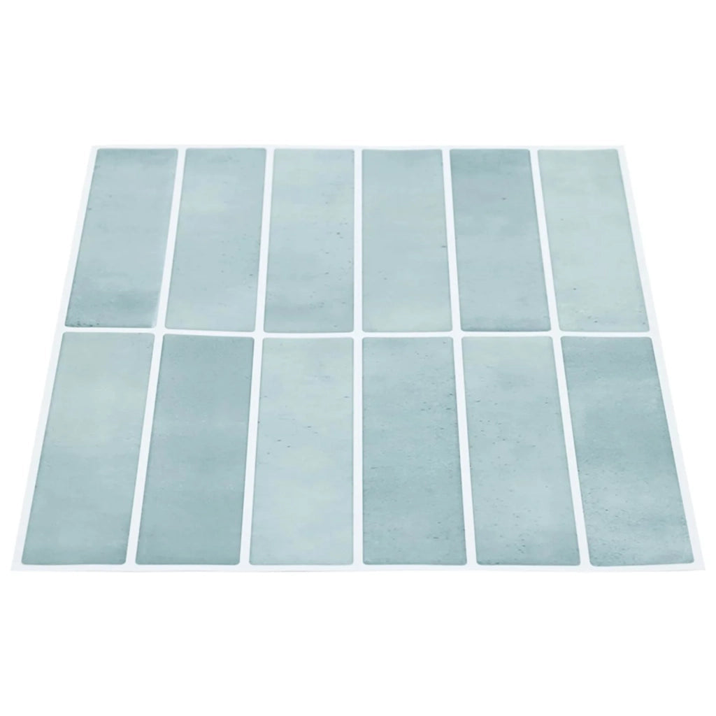 Piastrella Rettangolare 20 pcs Grigio Verde 29 x 23 x 0,08 cm