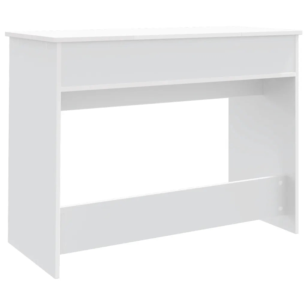 Toeletta | Tavolo da Trucco con Specchio Bianco 100x45x76 cm