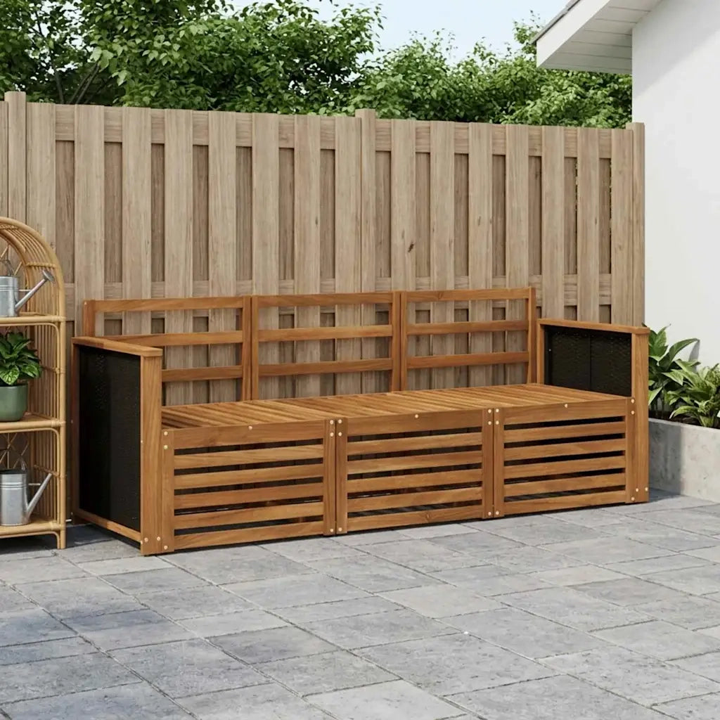 Set divani 3 pcs Legno di Acacia Massello