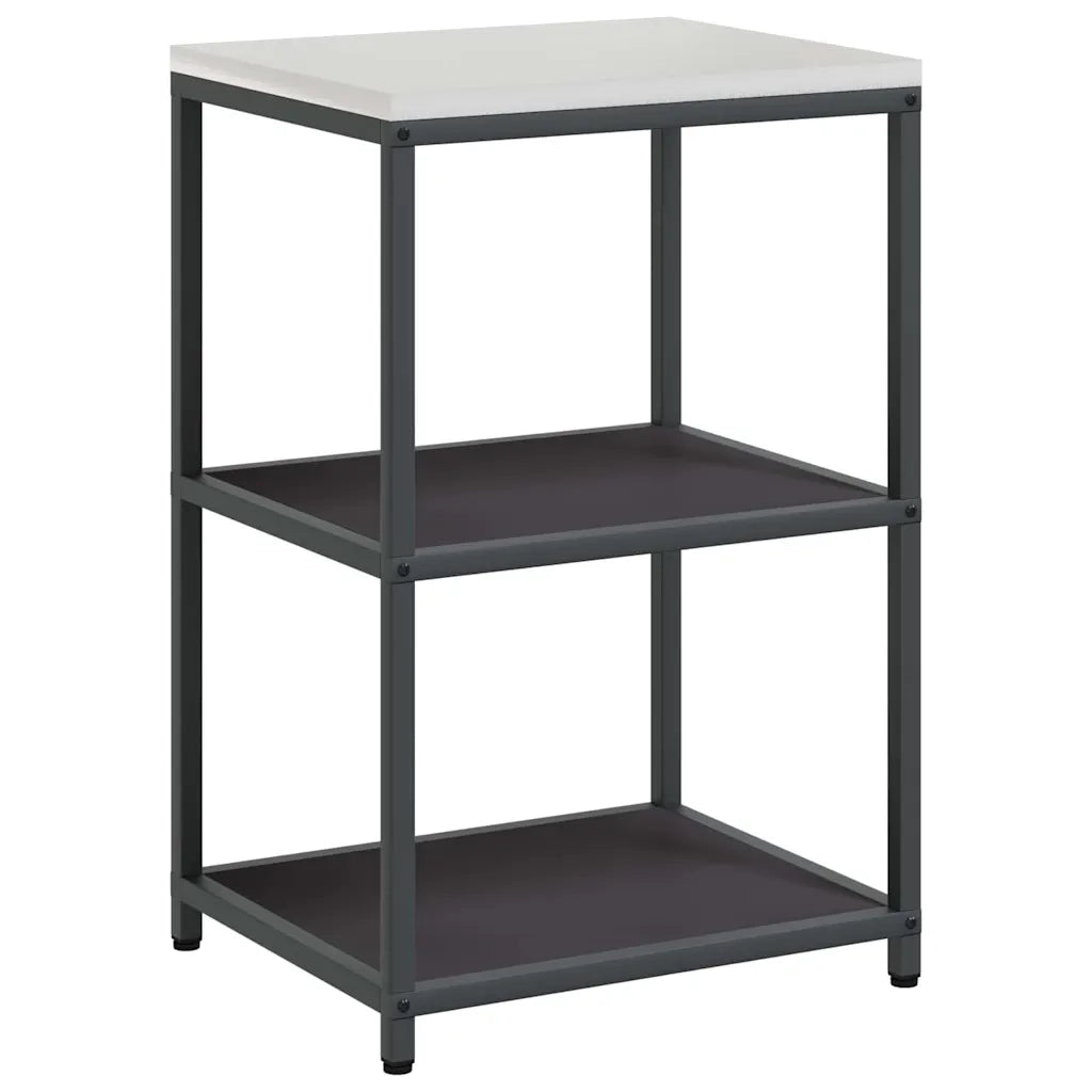 vidaXL Set di Stoccaggio per Cucina 2 pcs Nero 120 x 50 x 92 cm