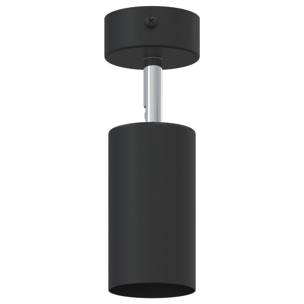 Faretto da soffitto 1 Via Regolabile Nero GU10