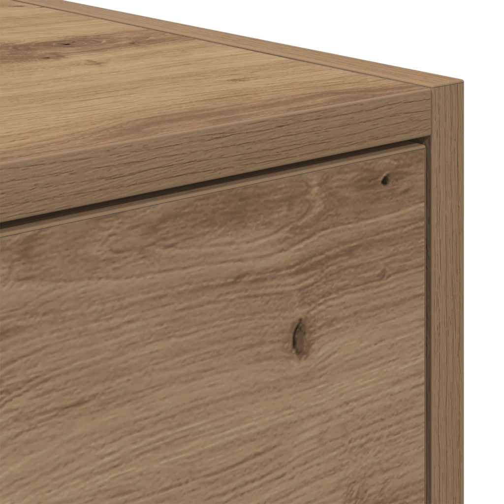 Mobile TV  in rovere artigianale 100x31x25,5 cm in legno ingegnerizzato