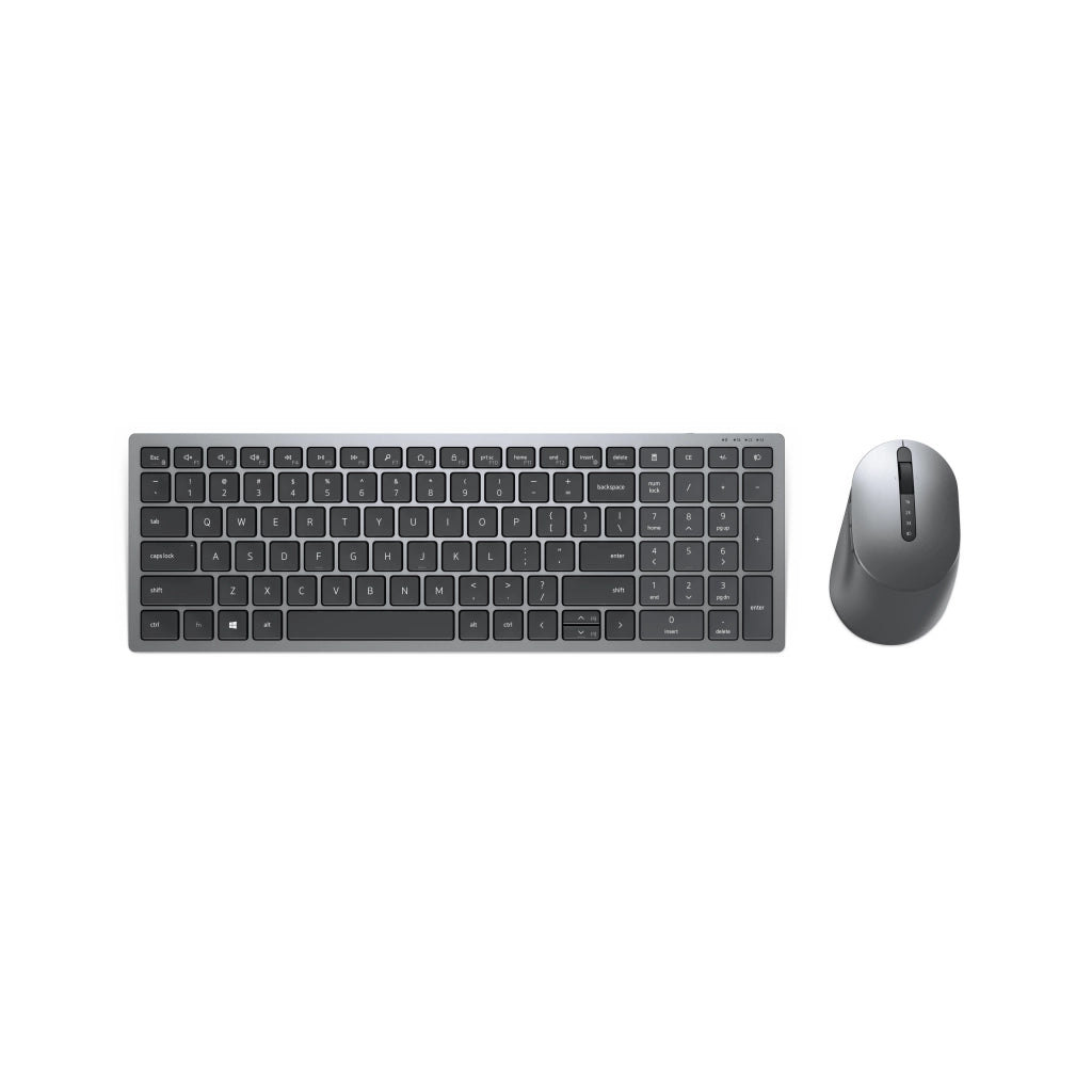 Dell set di mouse e tastiera 580-aiwm / pro plus km7120w us-int nero/grigio