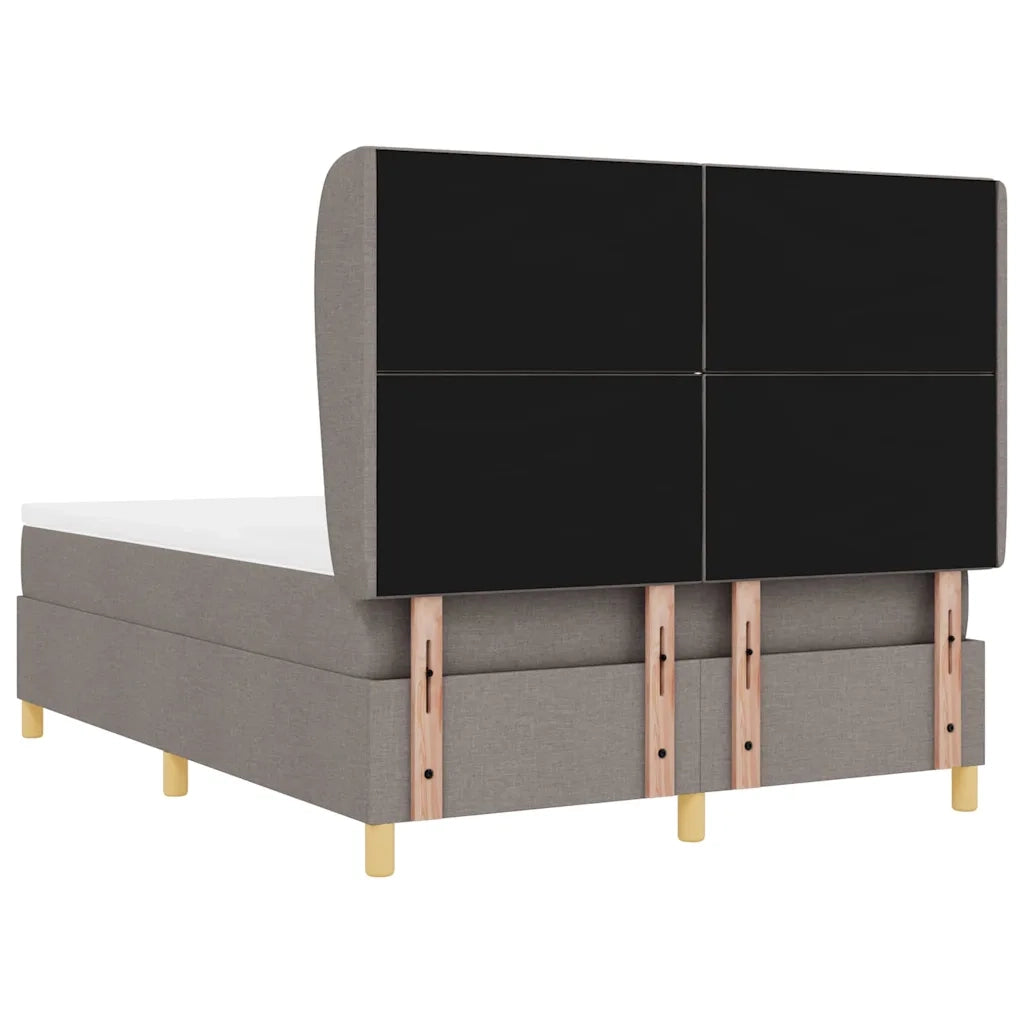 Letto con molle e materasso Grigio Scuro 90x190 cm Tessuto 3340820