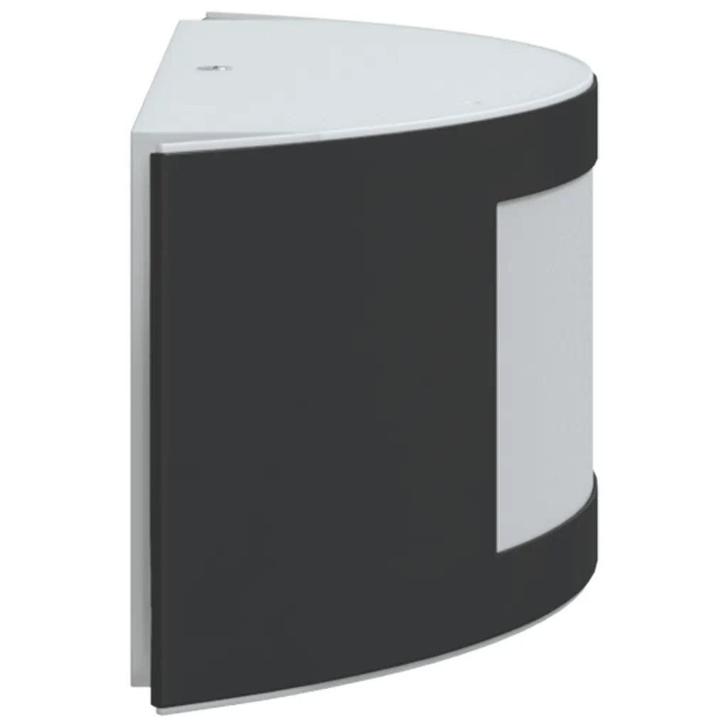 Applique da Esterno 2 pz Nere in Acciaio Inossidabile CFW2590183