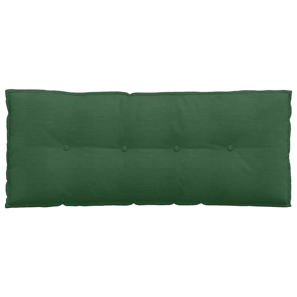 Cuscino per Schiena Verde Giungla 120 x 50 cm Tessuto in Cords