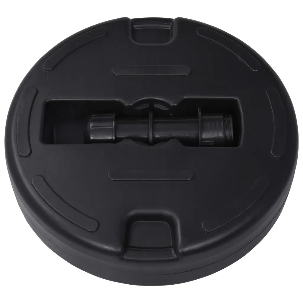Base per Ombrellone Riempibile con Sabbia/Acqua 24L Nera 47855