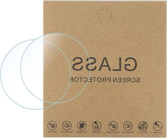 Protezione per orologi 35mm HD Vetro resistente al graffio con durezza 9H Display 2,5D per smartwatch, adatto per orologi da polso piani.