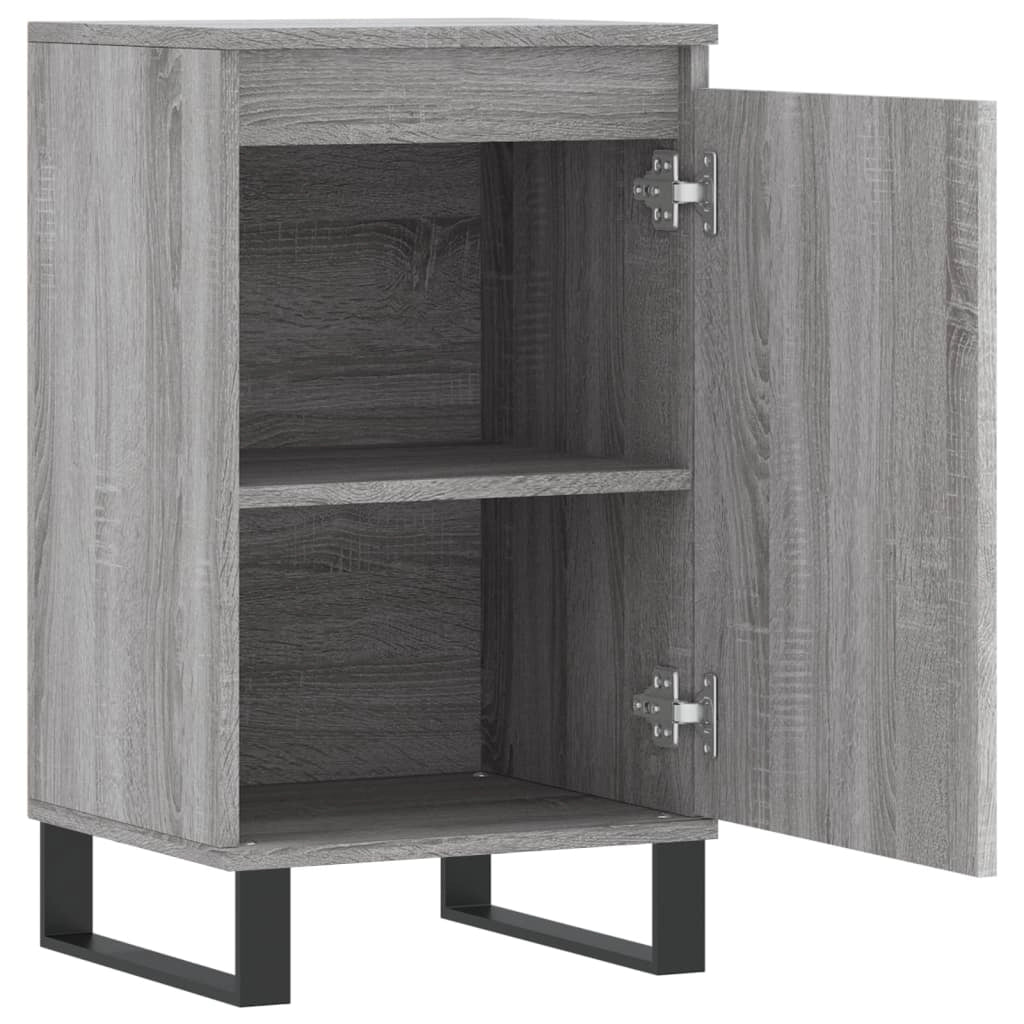 Buffet credenza cassettiera armadio mobile contenitore organizer cucina soggiorno Sonoma 40 x 35 x 70 cm legno ingegnerizzato grigio 02_0036361