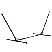 Easycomfort Supporto Struttura Portante per Amaca Regolabile, Capacità Max. 120 Kg, 313-388x109x116cm, Nero