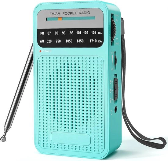 Radio Portatile FM/AM con Ricezione Forte e Altoparlante Potente - Adatto per Interno ed Esterno
