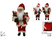 Decorazione Natalizia Babbo Natale Carillon 45 cm