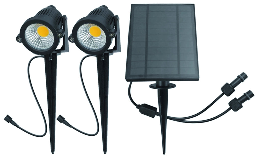 Suprema SET 2 PICCHETTI SOLARI, 2x3 watt, 2x180 lumen, luce naturale